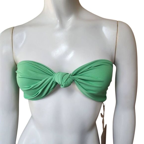 NWT Stone Fox Swim Apple Mint Lele Bikini Top (M) - Picture 3 of 5